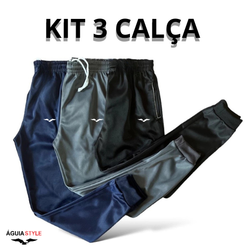 Calça Jogger Masculina Refletivo Com Bolsos Later