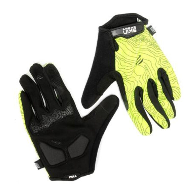 Luva Ciclismo Skin Sport Air Gel Amarelo Tamanho G