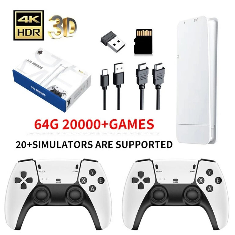 Vídeo Game Stick M15 Pro 4k 64gb Hdmi Com 2 Contr