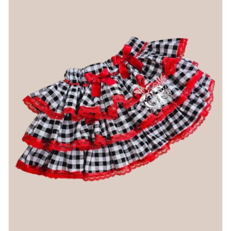 Saia tutu junina bebê e infantil P AO GG BEBÊ, e