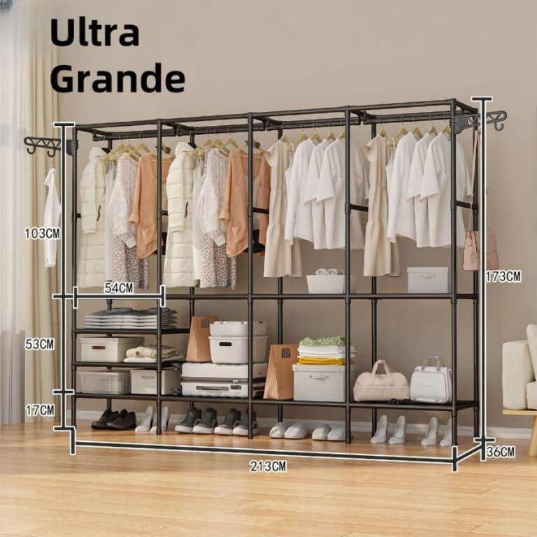 Arara Roupeiro Guarda Roupa Grande Portatil Cabide