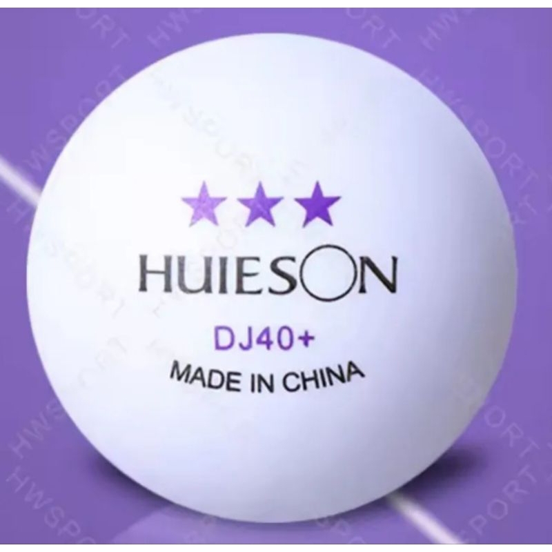 Promoção Kit com 10 Bolas de tênis de mesa profissional Huieson DJ40+ 3 estrelas