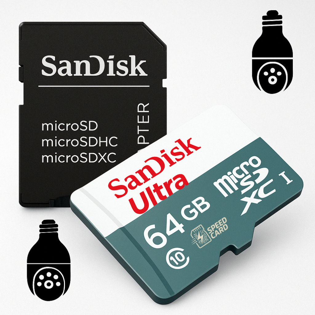 Cartão de Memória – MicroSD 64GB e 128GB  Classe 10 Ultra: Câmeras de Segurança.