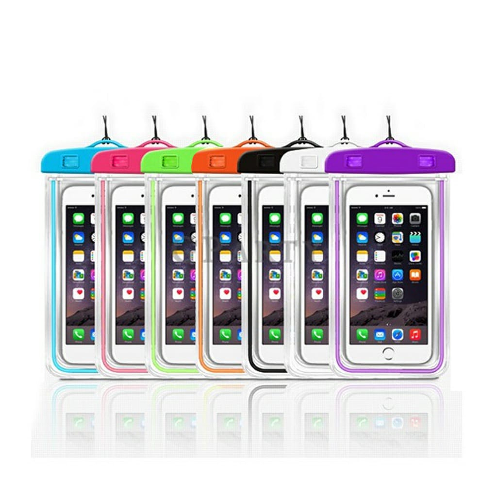 Kit 2 Capinhas Para Celular À Prova Dágua Proteção Impermeável