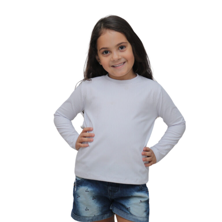 Blusa Feminina Infantil de Frio Outono Dia-a-Dia C