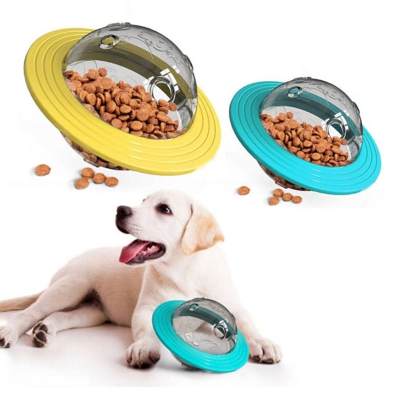 Comedouro Interativo Cachorro Disco Voador Brinque