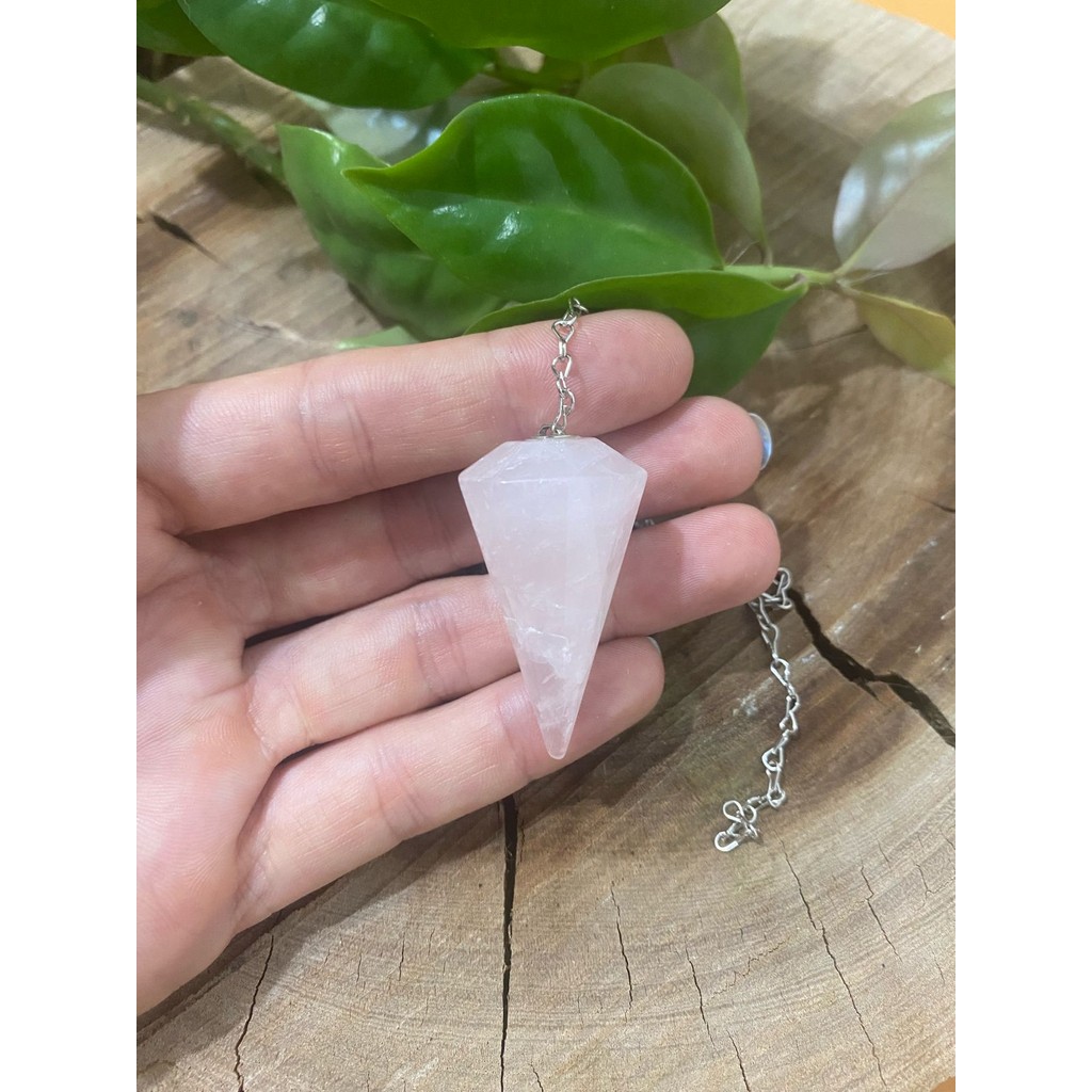 Pêndulo de Quartzo Rosa l