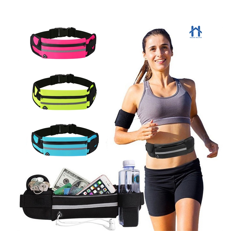 Bolsa Pochete Unissex Esportiva Impermeável Fitness Para Celular Objetos e Água