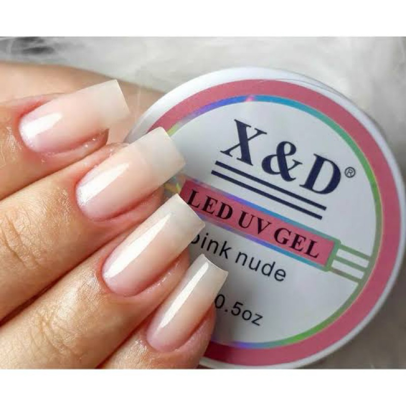 Gel XED 56g Alongamento de Unhas Fibra Molde Tips