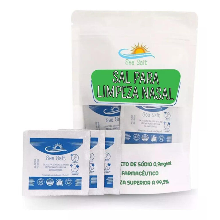 Soro Fisiologico Em Pó Nasal, Lavagem Nariz Kit C