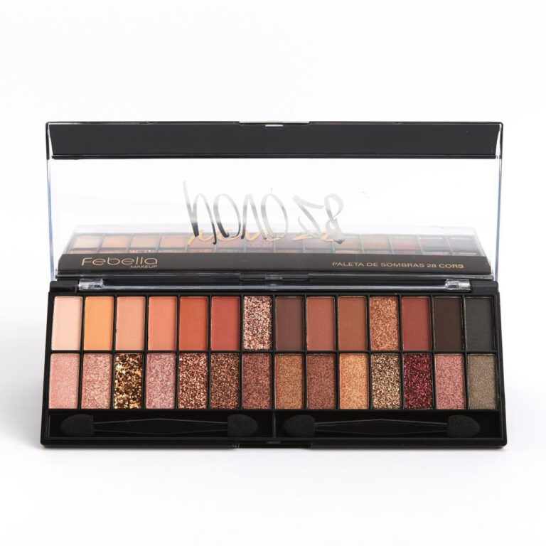 Paleta de Sombras 28 cores Febella, Maquiagem Core
