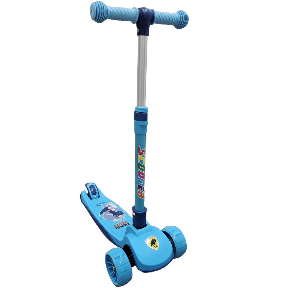 Patinete Infantil – Até 80kg – 4 a 12 anos – Premium Luz Musica Led  4 alturas Inmetro Queen Shop