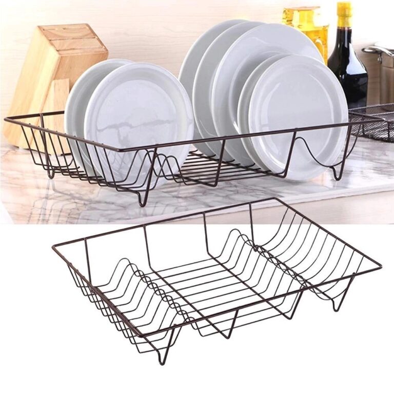 Escorredor De Pratos Louças Aço Cromado Inox Pre
