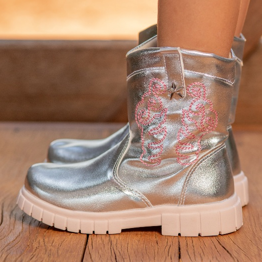 Bota Texana Menina Cano Curto Tratorada Country Ro