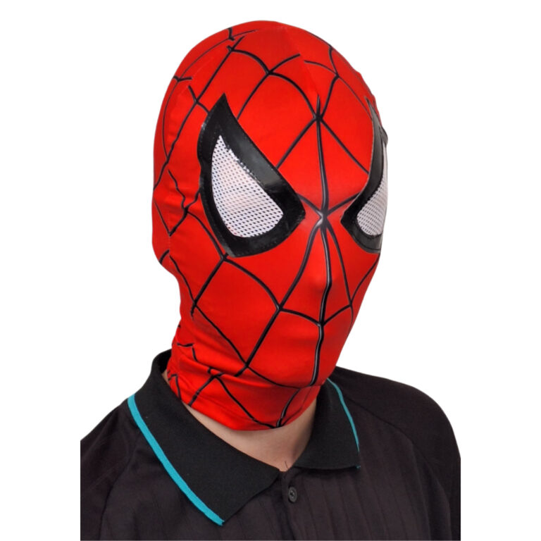 Mascara De Pano Infantil Personagem Homem Aranha