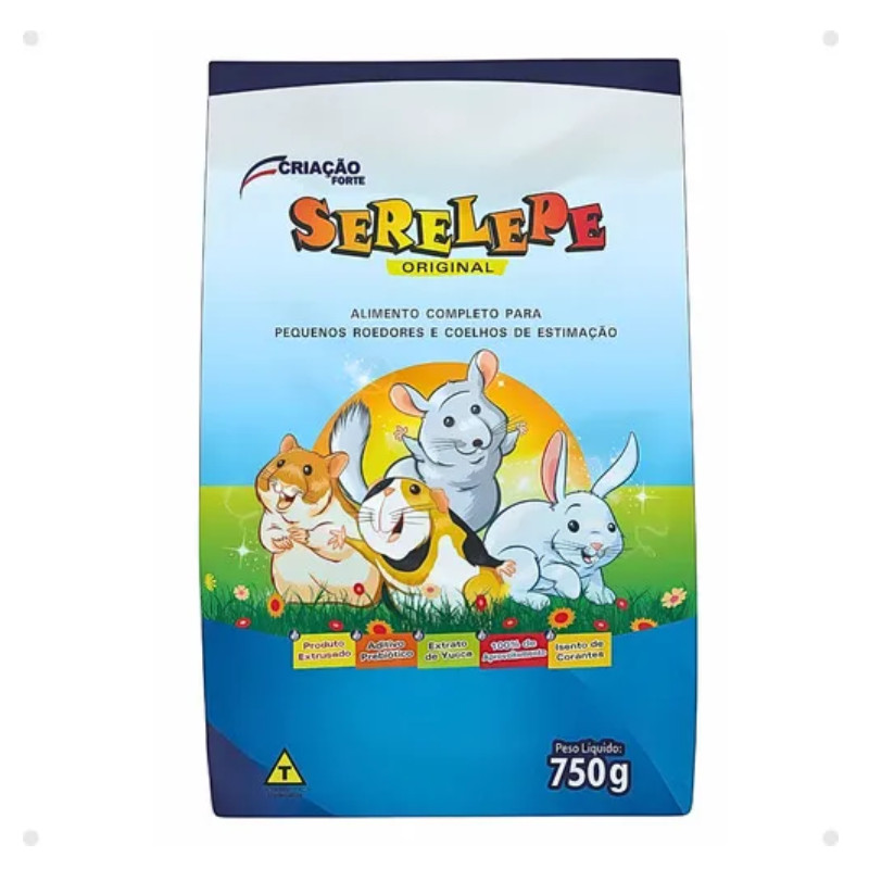 Ração Para Roedores Serelepe Original – 750g