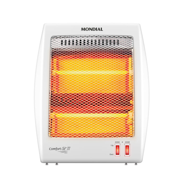 Aquecedor Quartzo Comfort Air III Mondial Branco/C