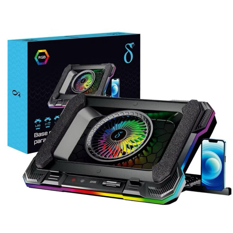 Base Cooler Gamer para Notebook RGB com LED | Supe