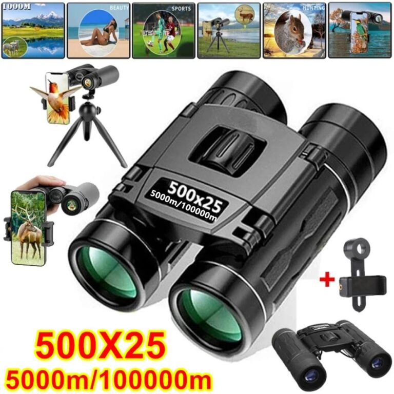 Binóculos Portáteis Com Zoom HD 500X25 Telescóp
