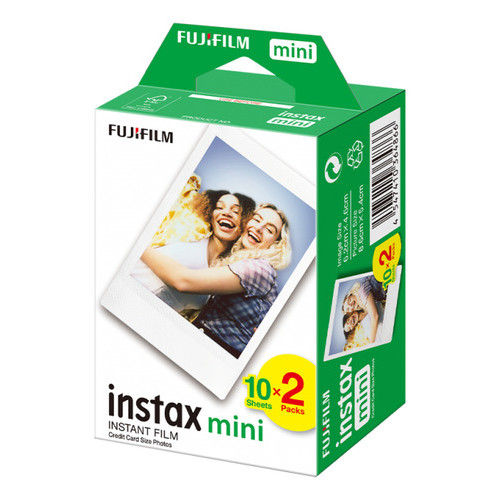 Filme Foto Instax Mini Pack Com 20 Fotos Cor Branc