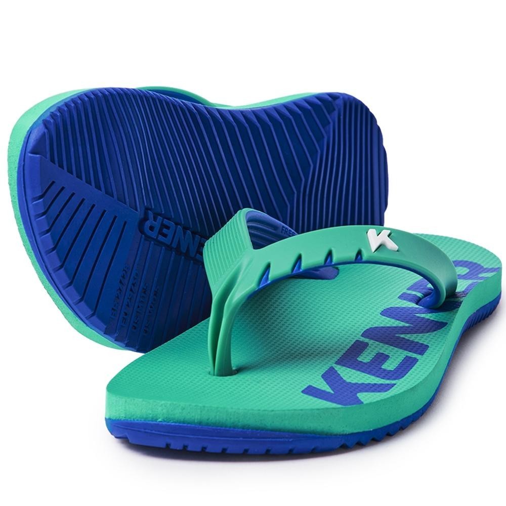 Chinelo Infantil Kenner Red Kids – Verde e Azul