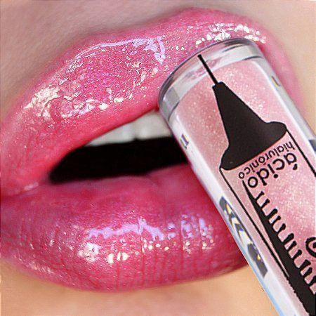 Gloss Labial Efeito Volumão Bocão Ácido Hialur