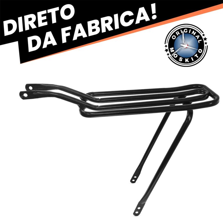 Bagageiro Articulado Reto Garupa Bicicleta Aro 20 