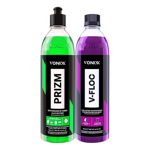 Prizm Removedor Chuva Acida + Shampoo Carros V-flo