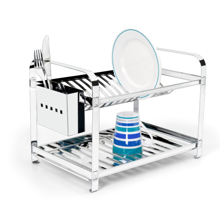 Escorredor de louça Montado inox para 16 pratos c