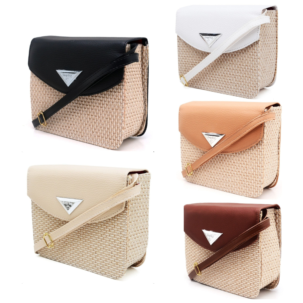Kit 3 Bolsas Feminina Palha Balada California