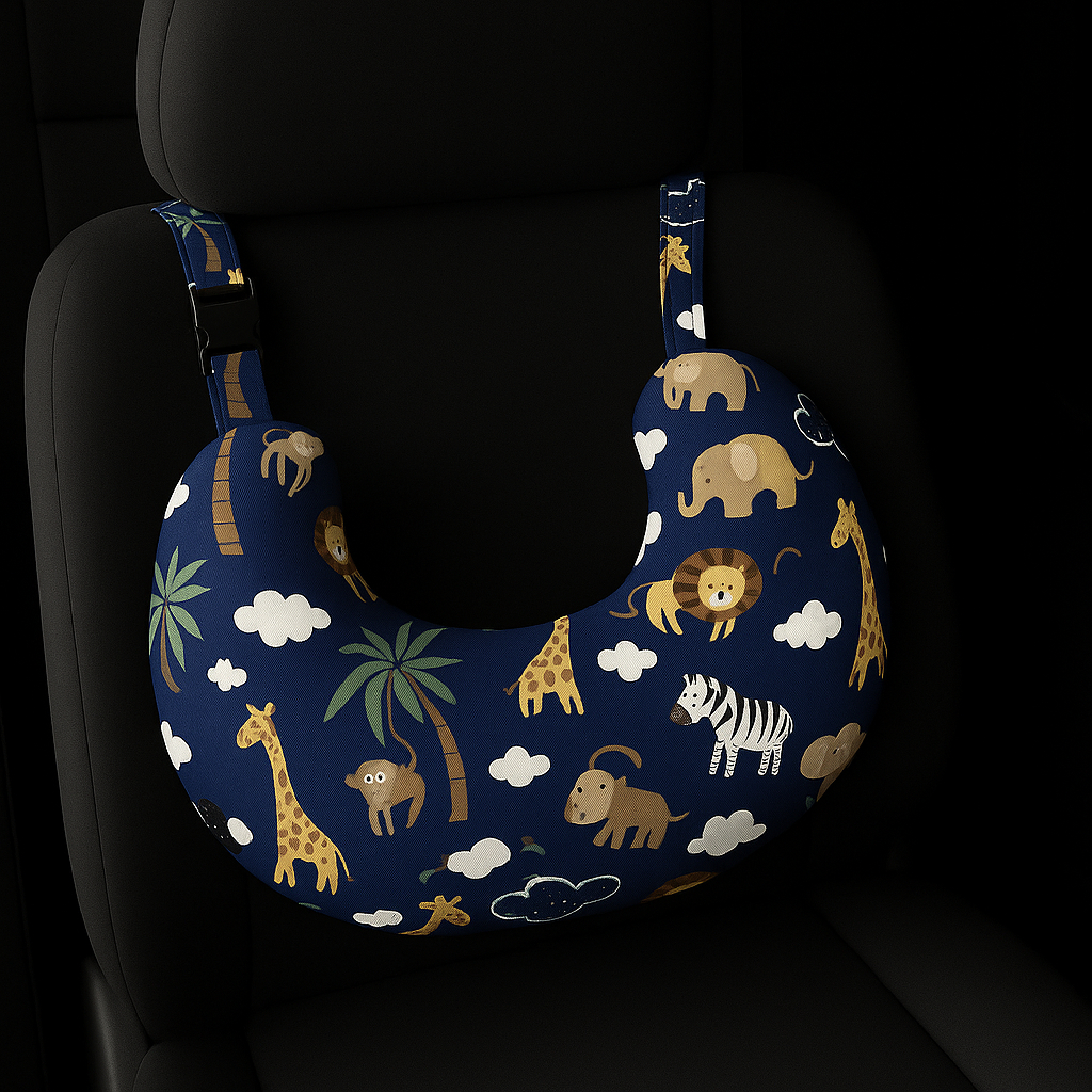 Almofada Protetora Para Pescoço Confortável Viagens Carro Proteção