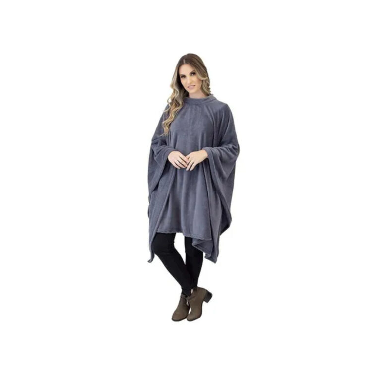 Poncho De Manta Soft Fleece Plush Quente Microfibr