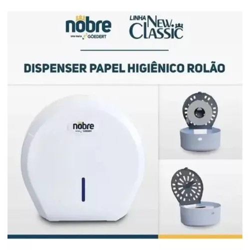 Dispenser para Papel Higienico Rolão 100% Plásti