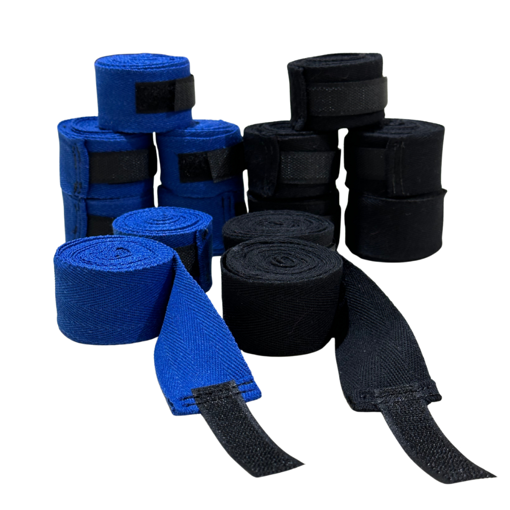 Bandagem algodão (par) 3metros e 5metros para Muaythai, Boxe ,Sanda, kickboxing, MMA, Artes Marciais