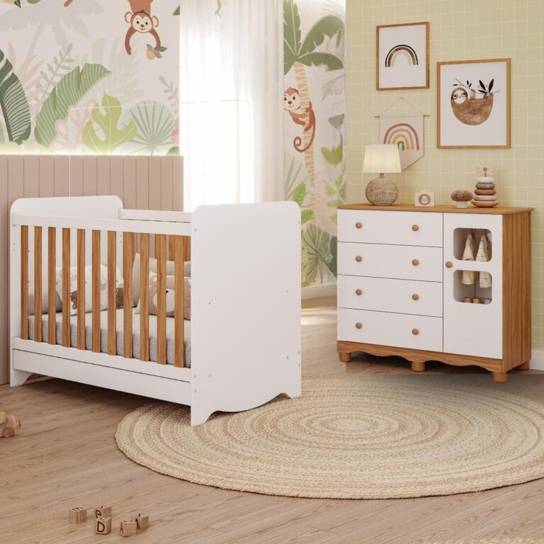 Quarto de Bebê Completo com Berço Americano Ben 