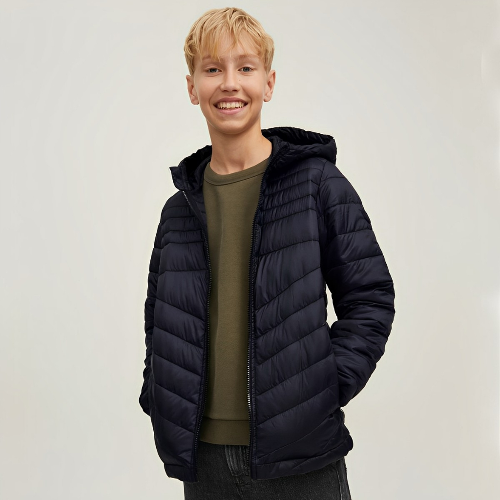 Jaqueta Puffer Bobojaco Quentinha Infantil para Adolescentes