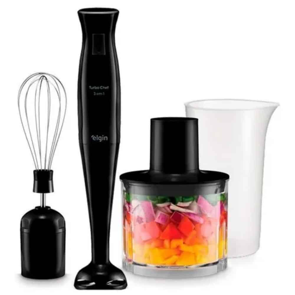 Mixer Elgin Turbo Chef 3 em 1 – Triturador de Alimentos e Batedor