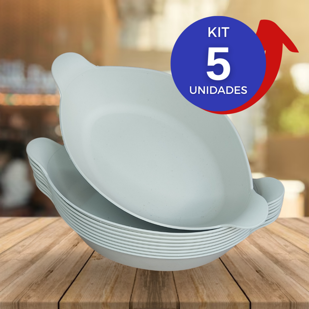 Kit 5 petisqueira canoa barquinha para petiscos churrasco festa para servir amendoim caldo sobremesa