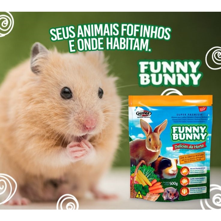 Funny Bunny Delícias da Horta 1,8kg Ração para 