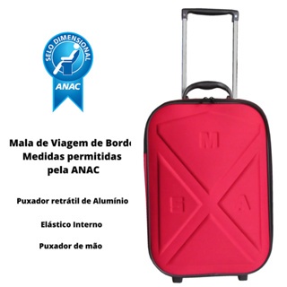 Mala de Bordo Espaçosa Pequena Viagem Casual Refo