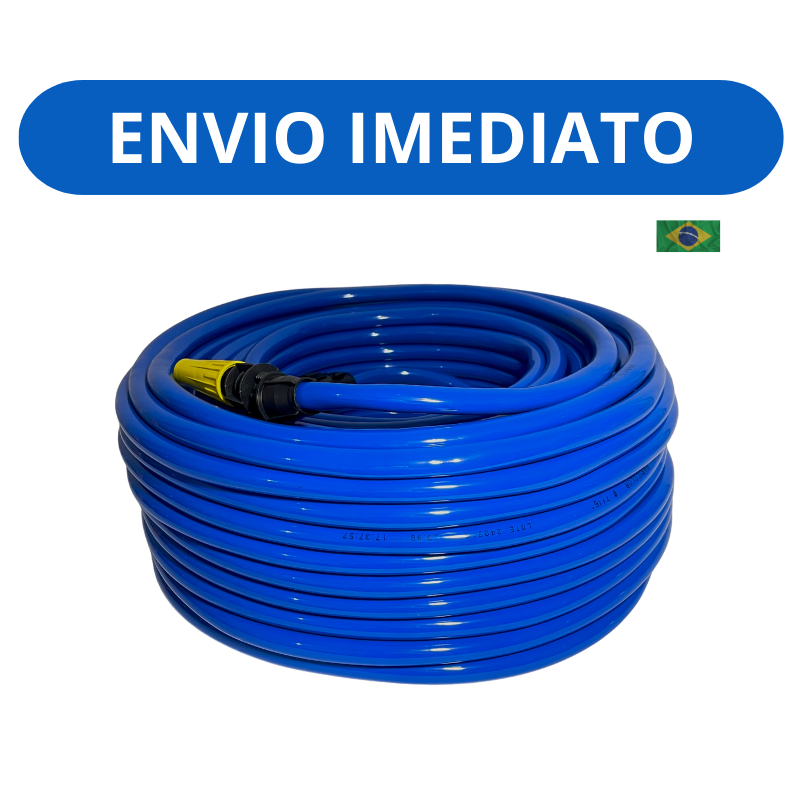 Mangueira de Jardim 5 a 50 Metros Reforçada Lisa Flexivel Mangueiras Para Quintal Borracha