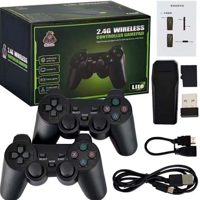 Videogame Stick 4K 64gb 2 Controles Sem Fio Consol