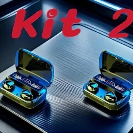 Kit M10 Bluetooth 5.3 Fones de ouvido sem fio TWS 