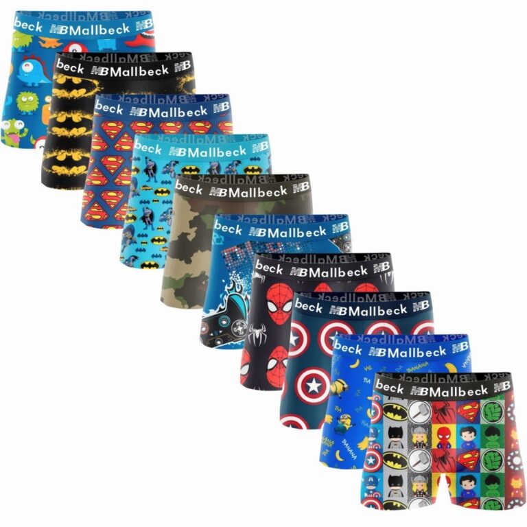 kit Cuecas Box Boxer Infantil de Criança Forro 10