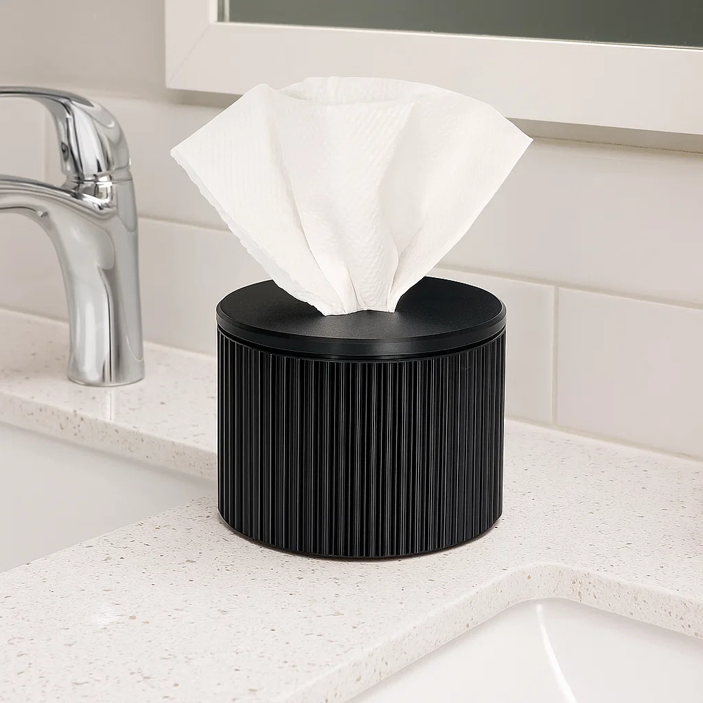 Pote Lenços Decorativo Versátil Banho Lazer Organização Casa Estilo Criativo Prático Funcional Ambie