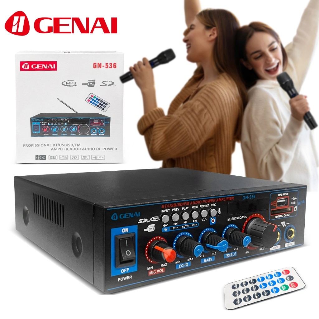 Amplificador de Mesa Trinity Turbo Dance 5.1 300W RMS 2 Canais – Ideal Para Som de Igrejas Lojas Cas