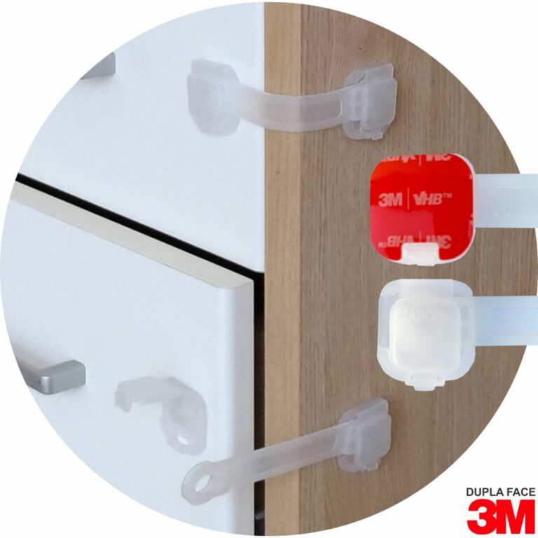 Kit 10 Trava Gaveta Armário Geladeira Porta Vaso 