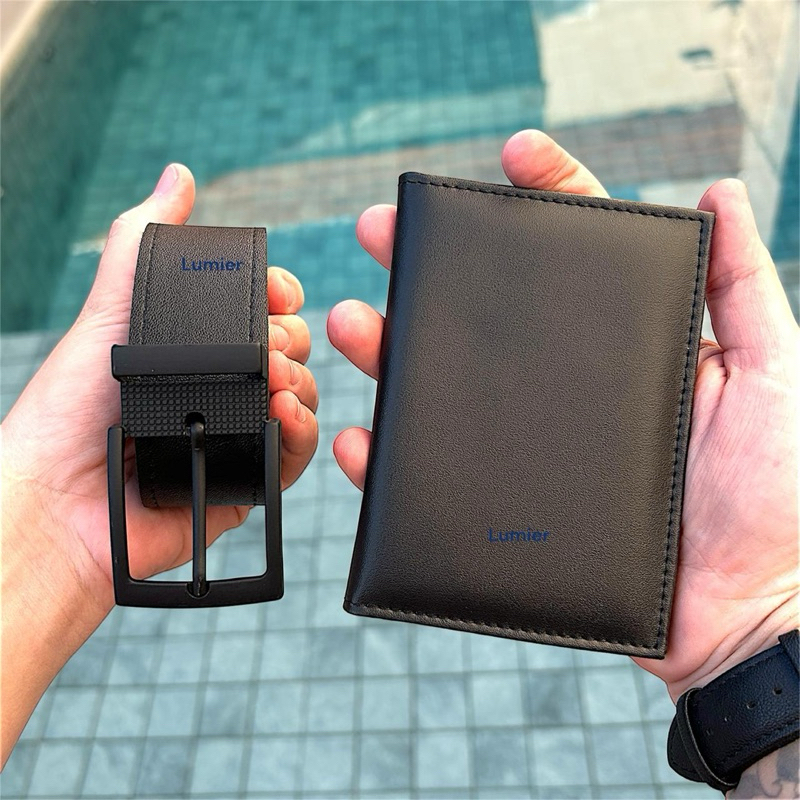 Kit Cinto Masculino + Carteira Masculina.