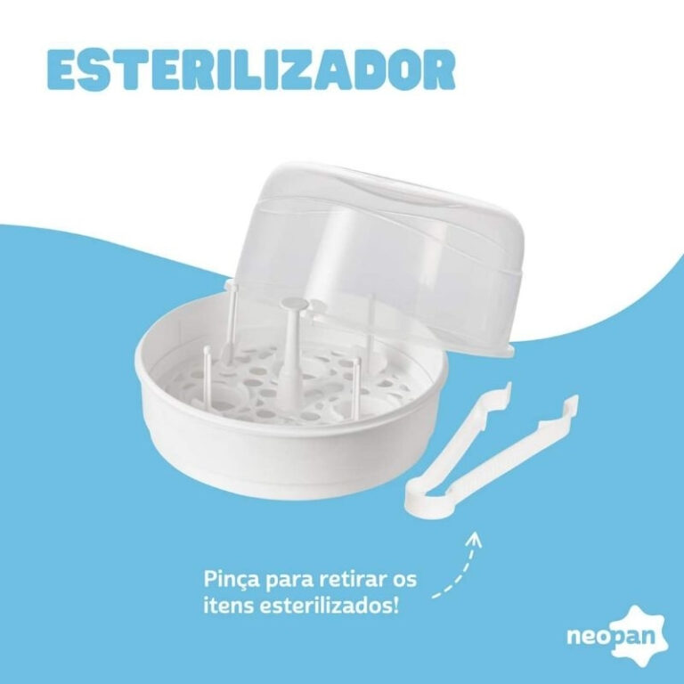 ESTERILIZADOR  COM PINÇA PARA MICROONDAS NEOPAN