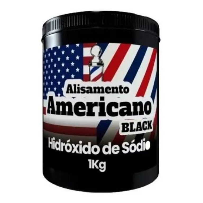 Alisamento Americano Masculino Black Hidróxido De